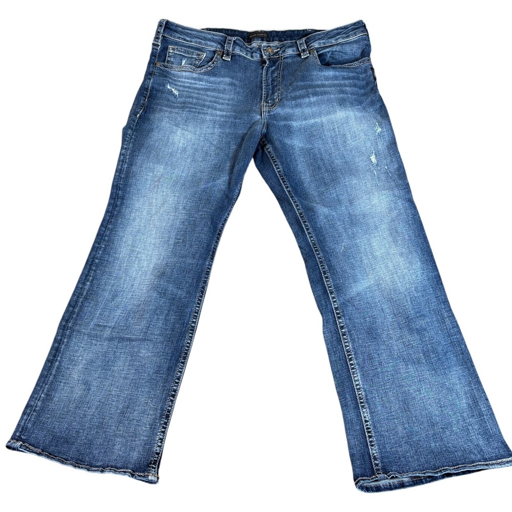 Silver Jeans Co. Zac Bootcut Mens 38x30 (40x28.5) Blue Denim Stretch Medium Wash